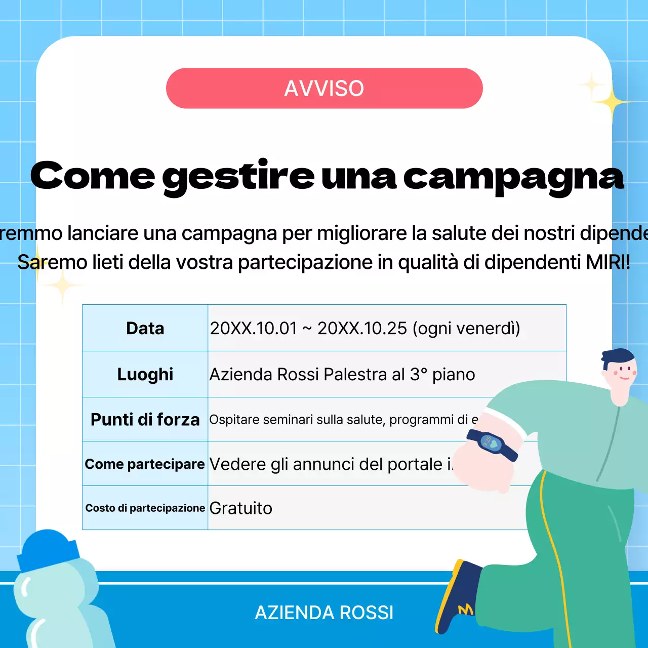 Campagna Blue Simple Health