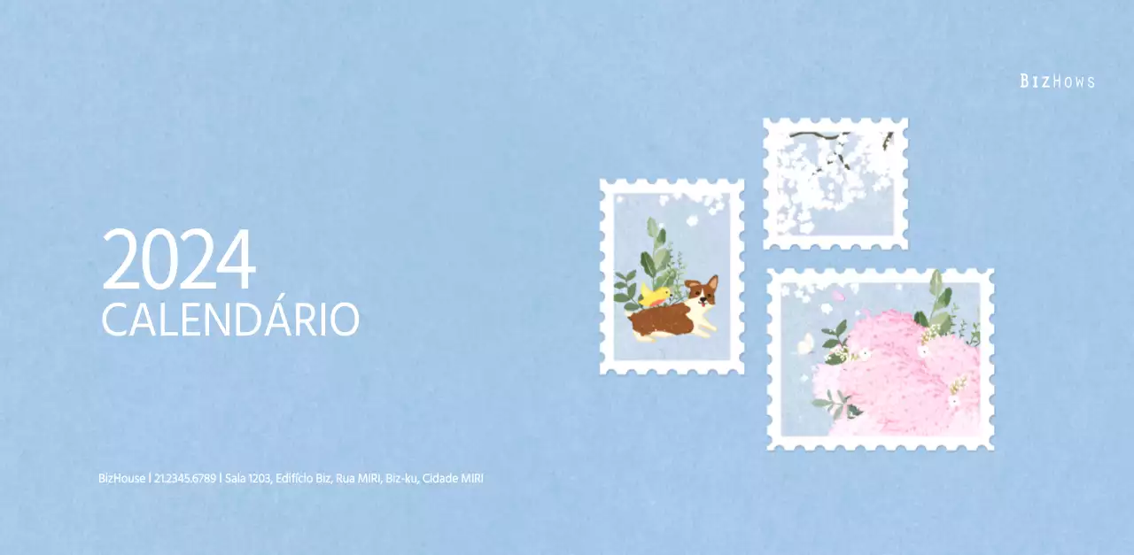 Ilustrações de carimbos com um conceito caloroso