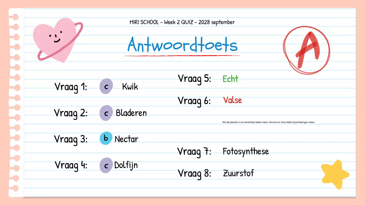Quiz wetenschap