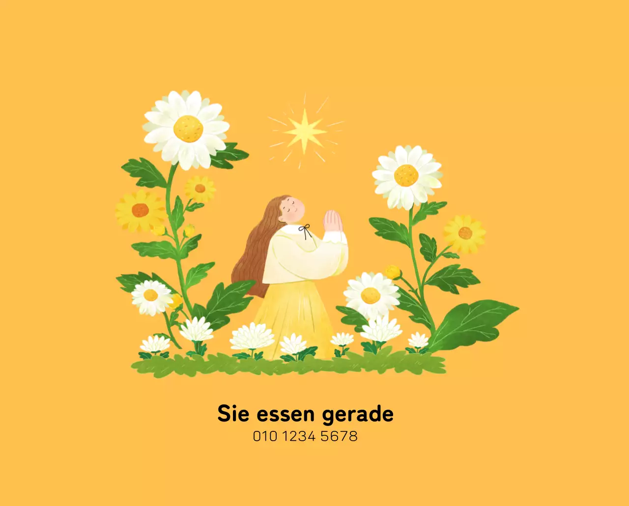 Neujahrskalender mit warmen Illustrationen