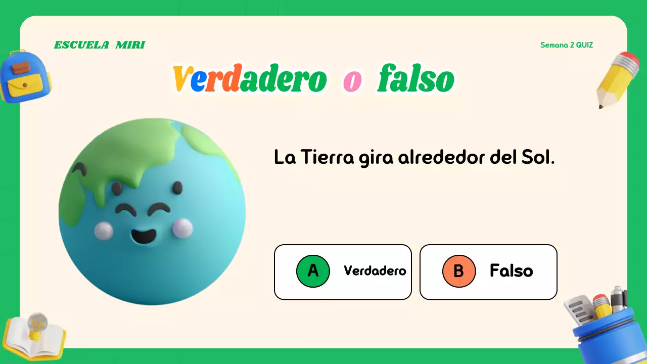 Material de clase de concurso moderno y colorido