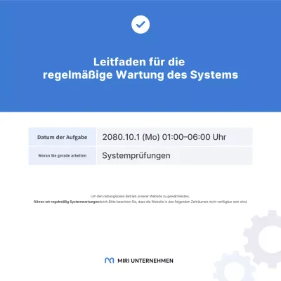 Blau Einfache Ankündigungen