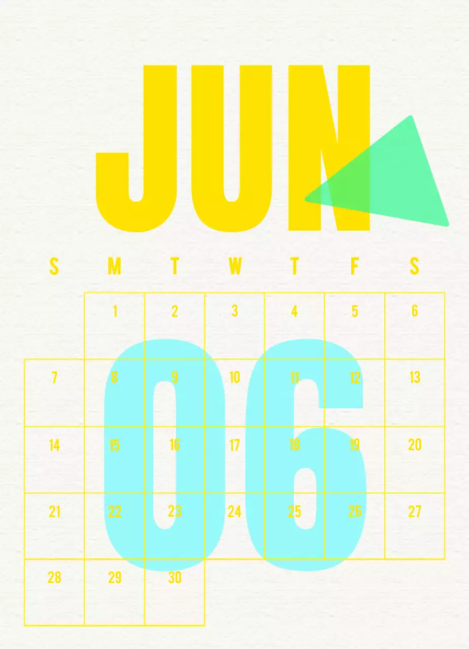 Kalender vintage biru