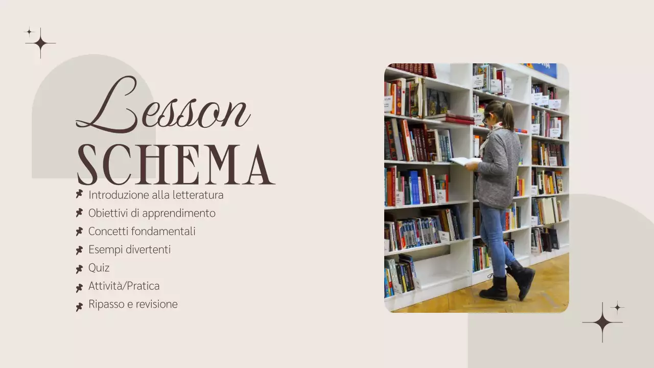 Beige Brown Presentazione del corso di letteratura minimalista