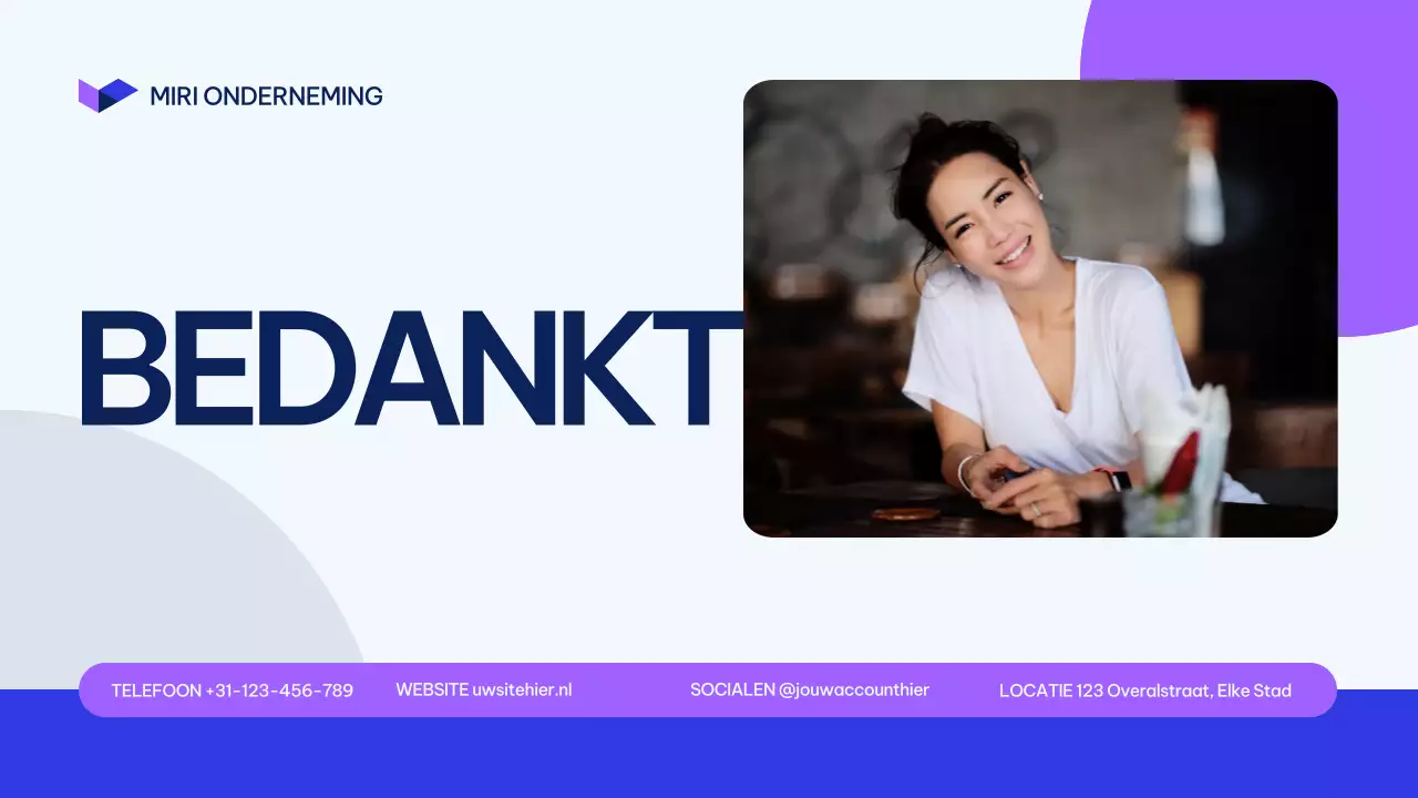 Presentatie marketingplan Blue Modern