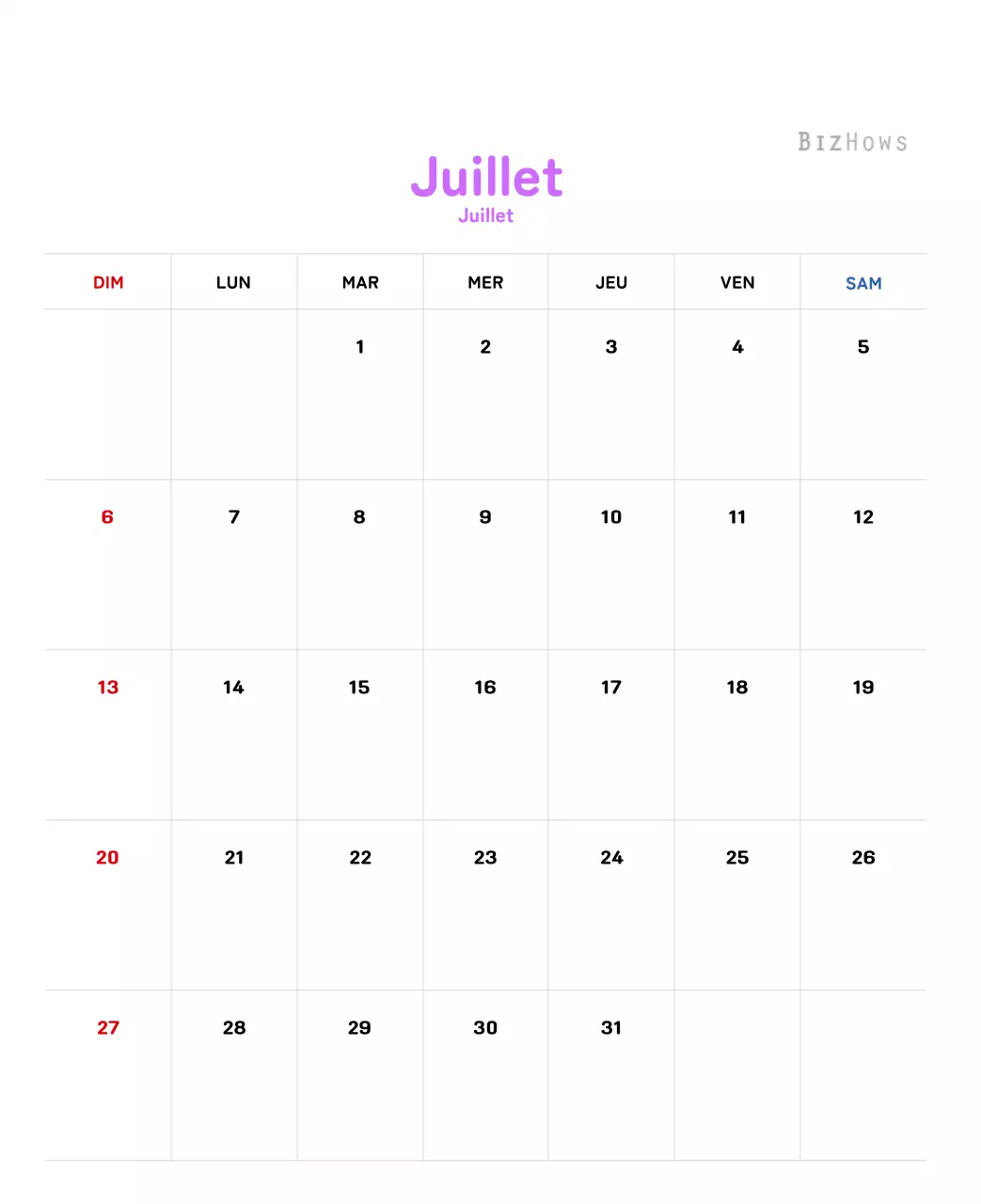 Calendrier du Nouvel An avec illustrations chaleureuses