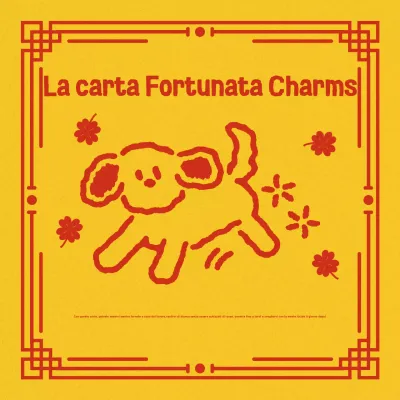 Biglietto della fortuna coreano giallo