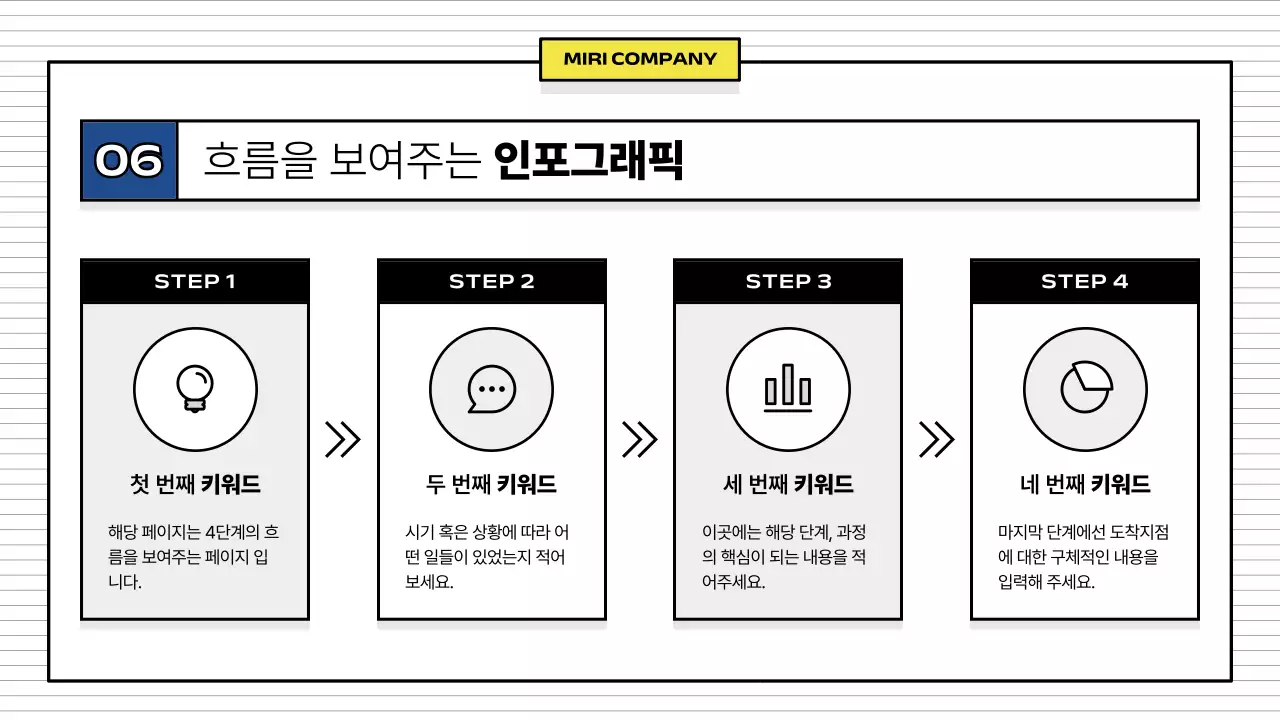 노랑 심플 비즈니스 설명