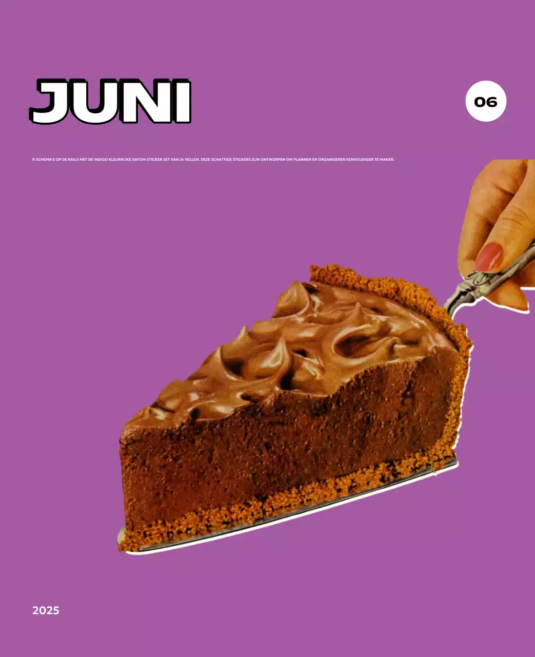 Kleurrijke kalenders met verschillende retro-illustraties