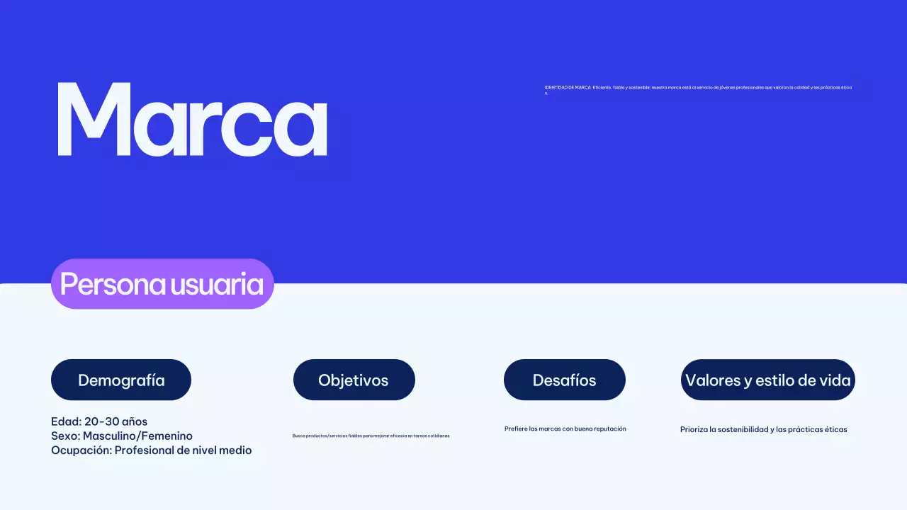 Presentación del Plan de Marketing Blue Modern