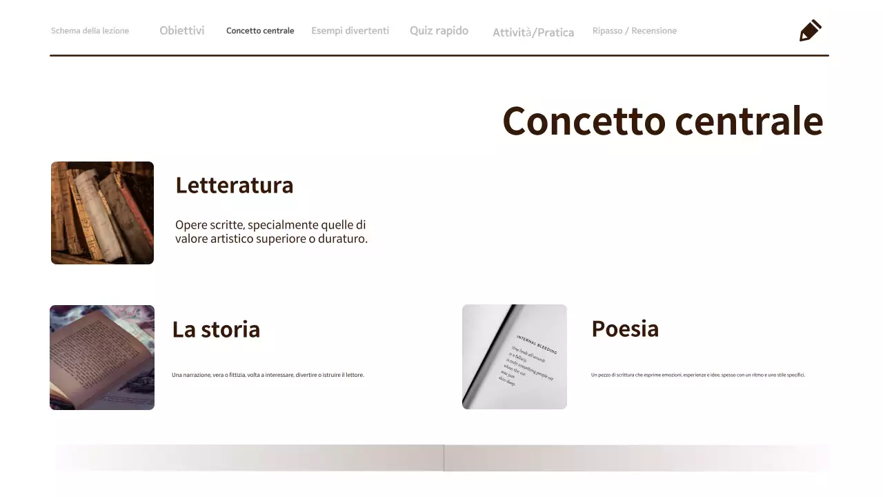 Materiale di classe di lingua e letteratura per la 3a elementare minimalista e pulito