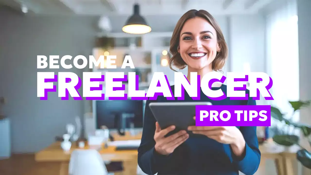 White Modern Freelancer Guide YouTube Thumbnail