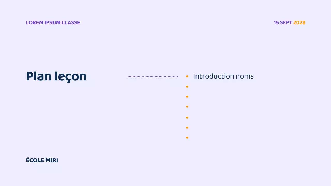 Présentation du cours de grammaire moderne en violet