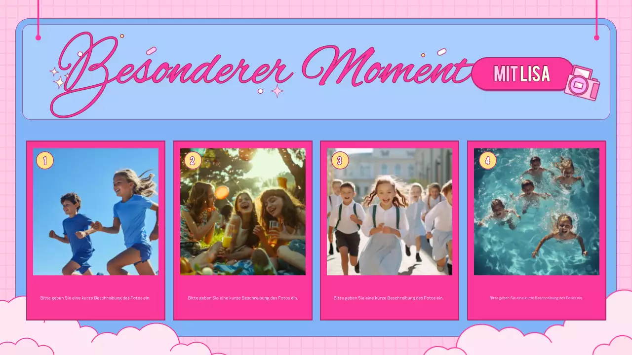 rosa trendy Geburtstagskarte