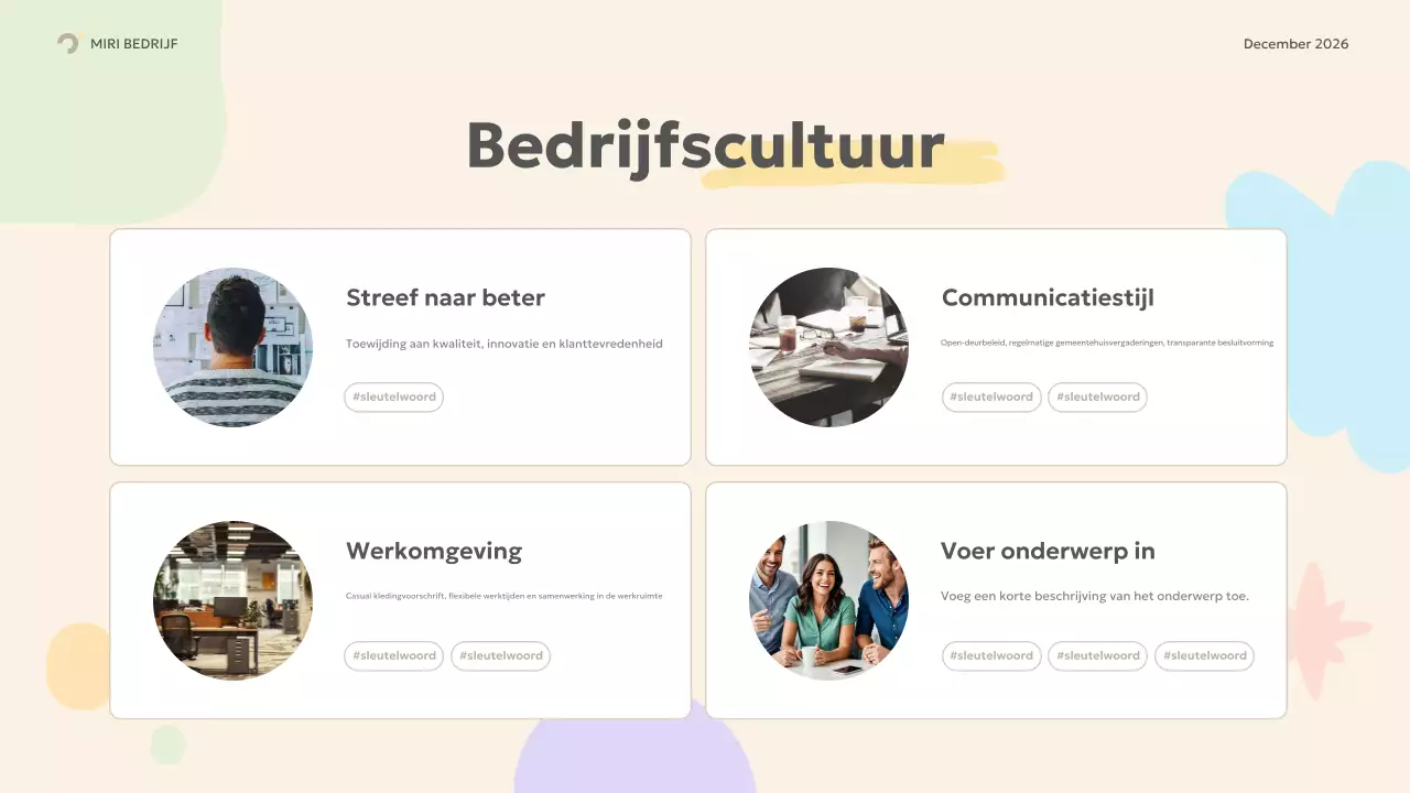 beige moderne inwerkgids