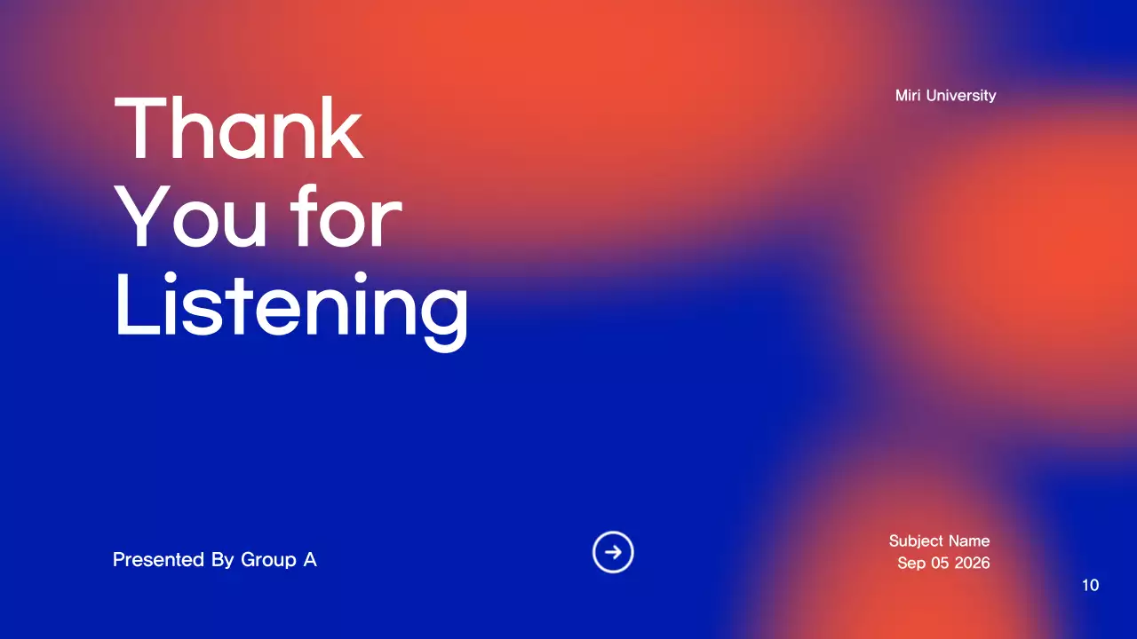 Blue Modern Project Presentation