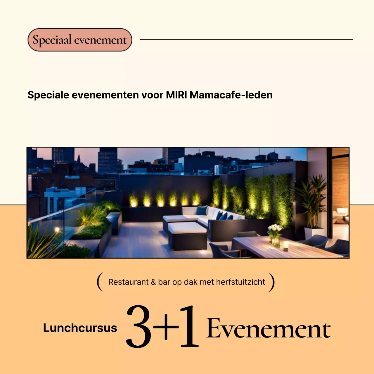 Beige moderne uitverkoopadvertentie