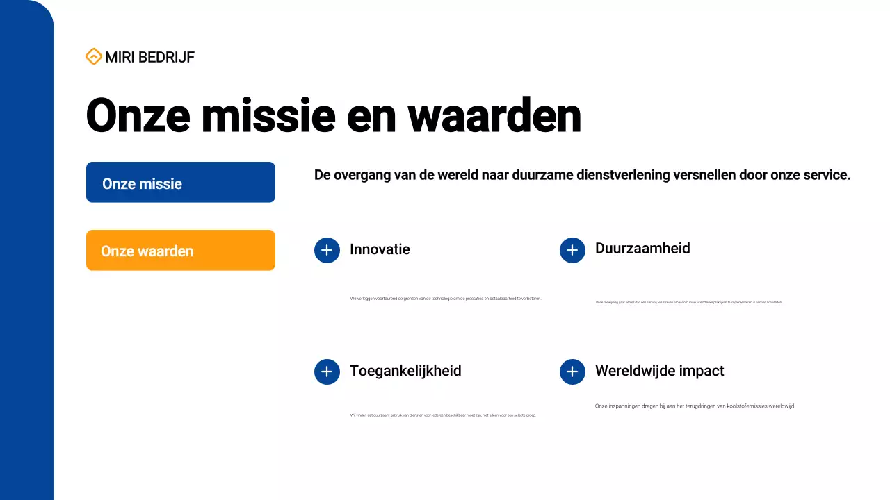 eenvoudig modern blauw inwerken van werknemers