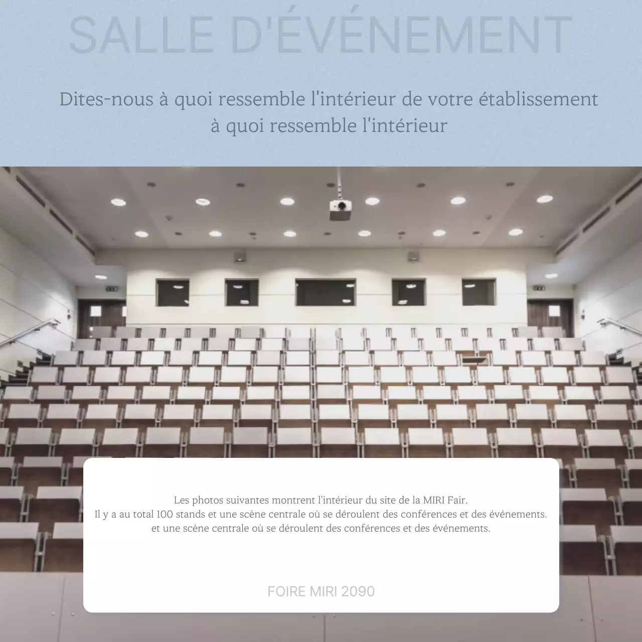 Annonces de questions et réponses grises et minimalistes