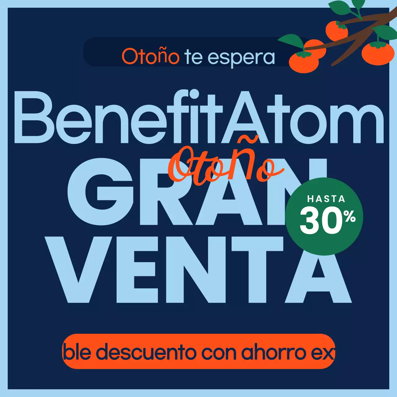 Evento Orange Simple Sale