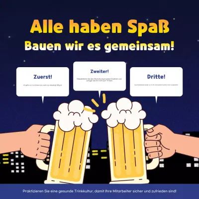 Blue Simple Dinner Leitfaden