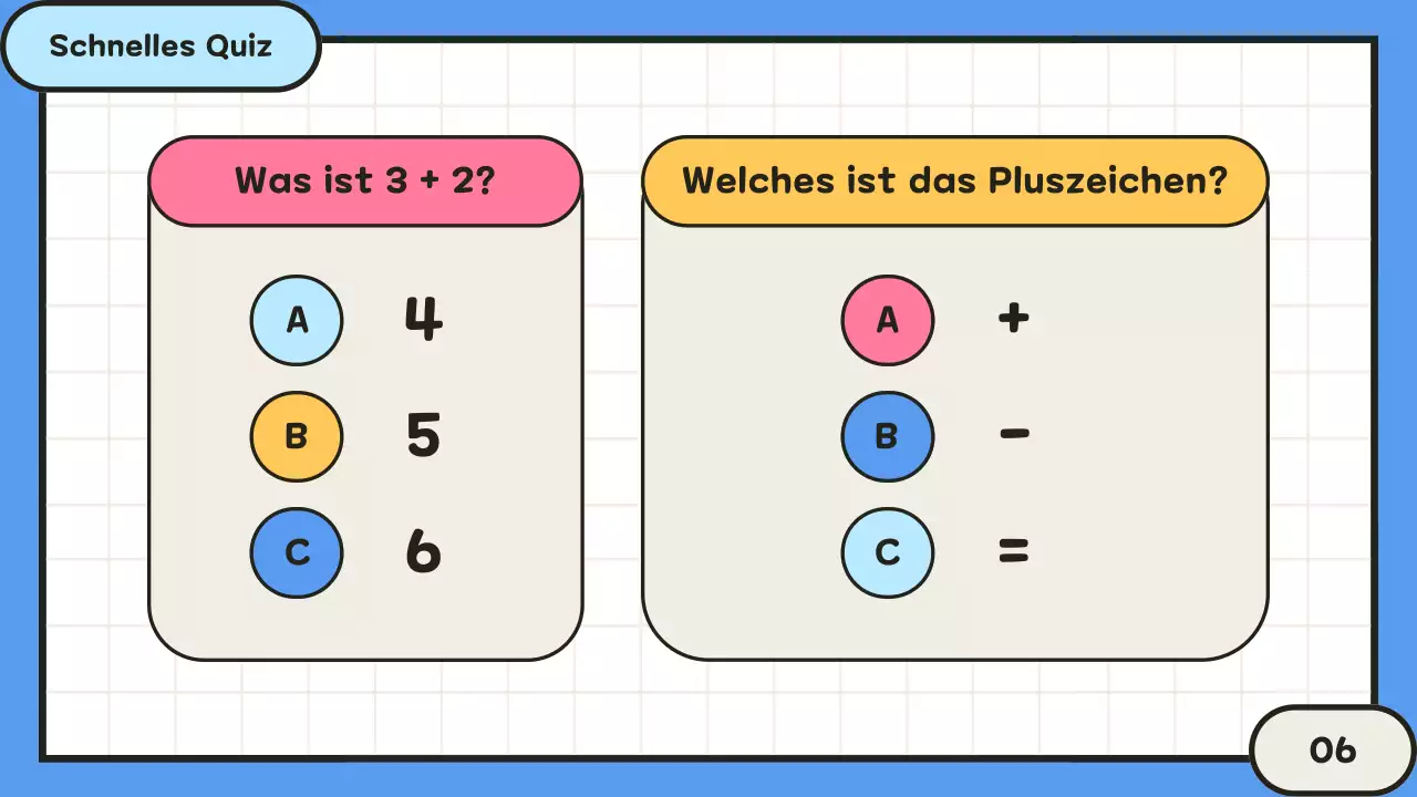 gelber sauberer Mathekurs