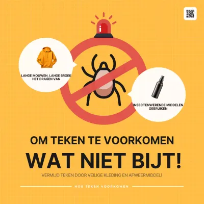 Oranje Eenvoudige Voorzorgsmaatregelen