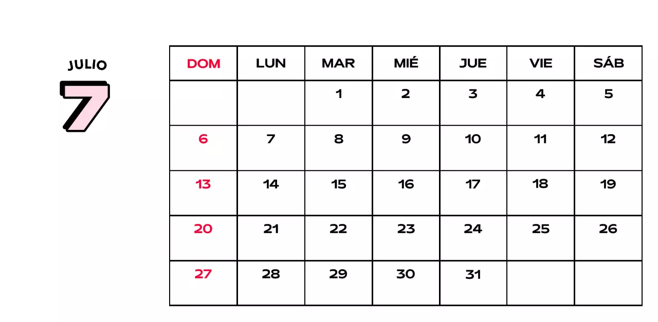 Coloridos calendarios con diversas ilustraciones retro