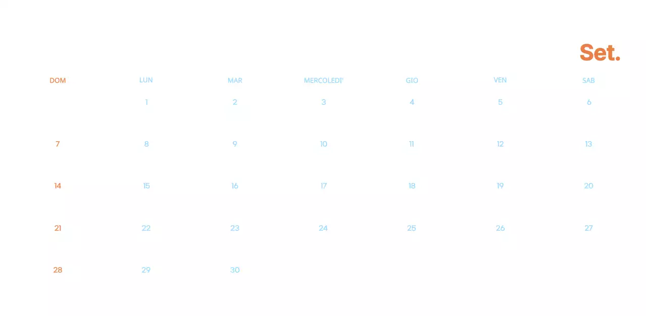 Calendario aziendale con simpatiche illustrazioni