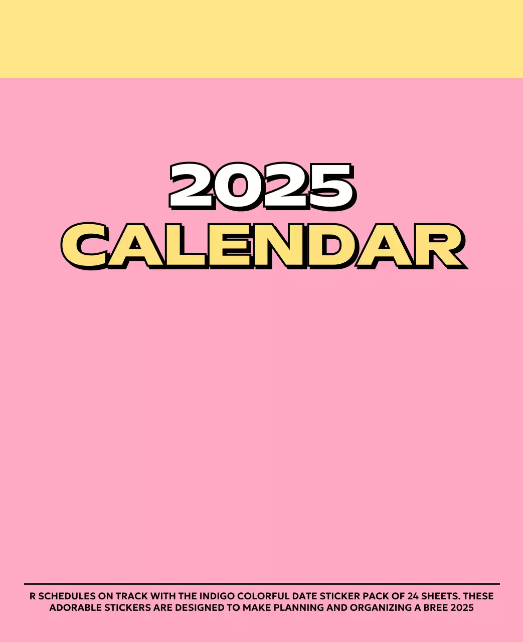 様々なレトロなイラストが描かれたカラフルなカレンダーカレンダー