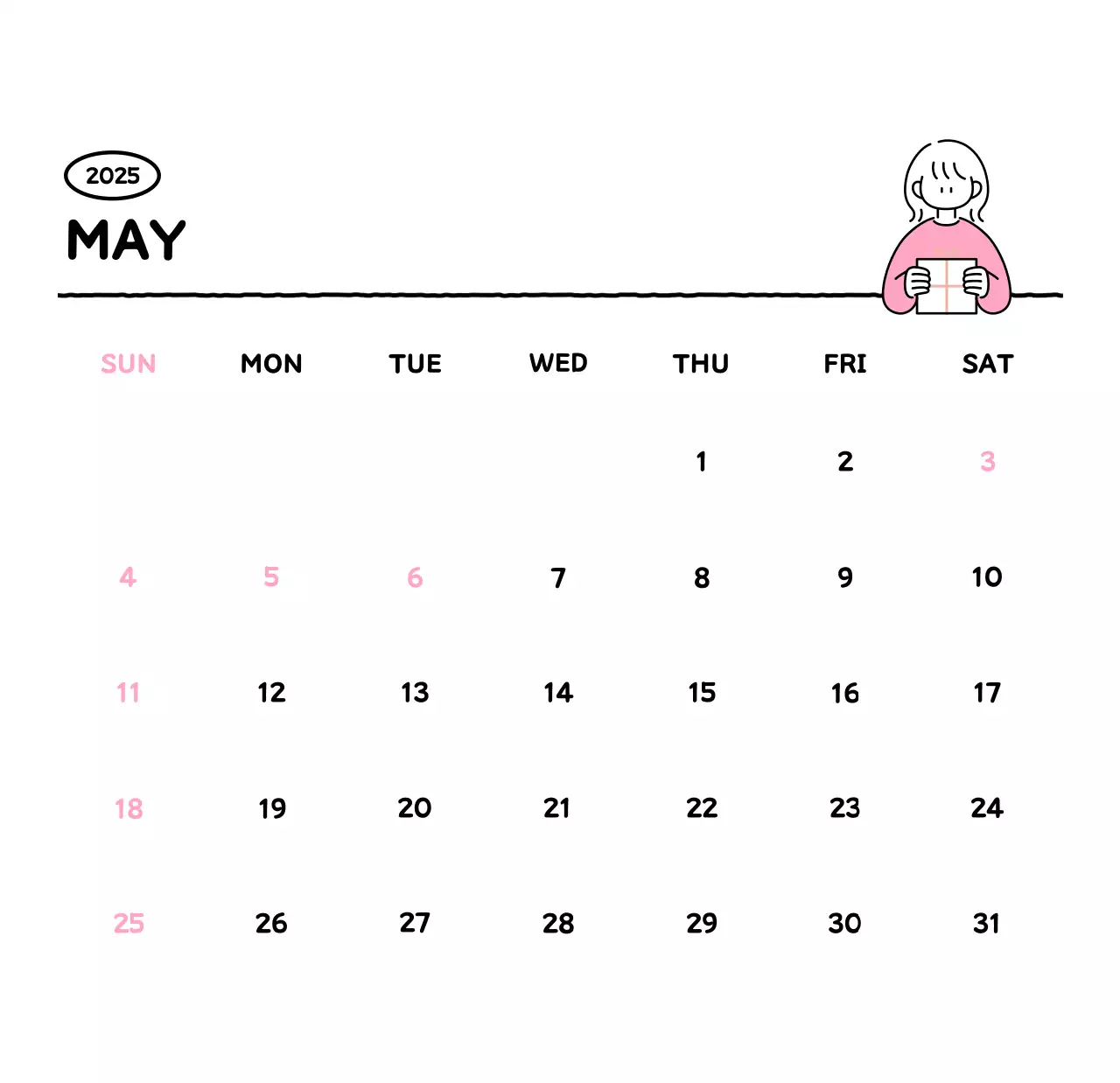 可愛らしい禅風イラストカレンダーカレンダー