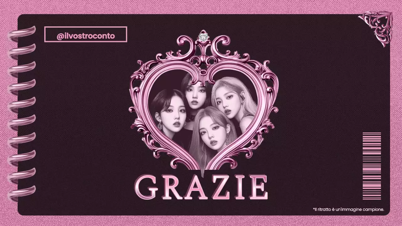 promozione K-pop rosa di tendenza