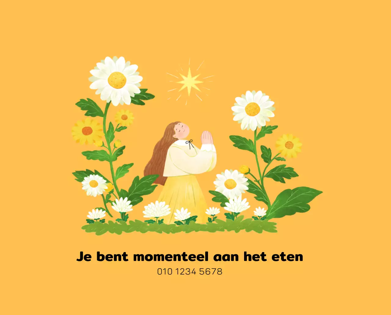 Nieuwjaarskalender met een warme geïllustreerde uitstraling