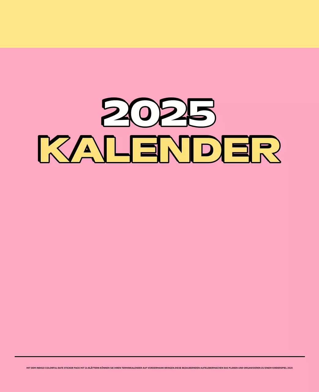 Bunte Kalender mit einer Vielzahl von Retro-Illustrationen