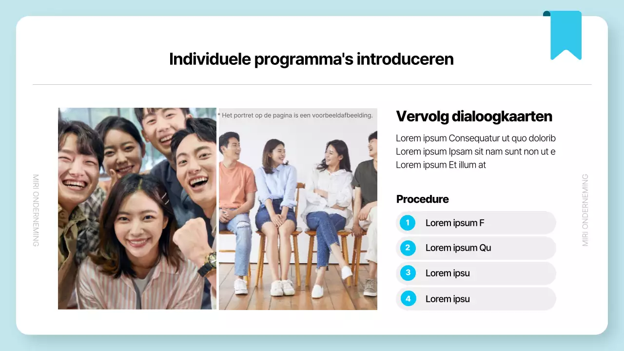 Lichtblauw Eenvoudig Workshop Voorstel