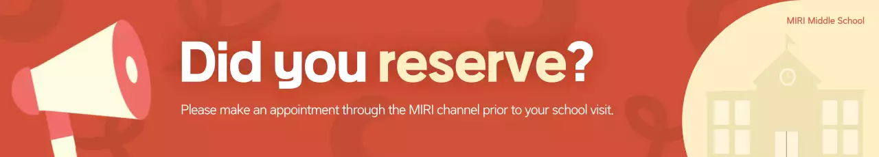 Banner de anúncio escolar simples vermelho