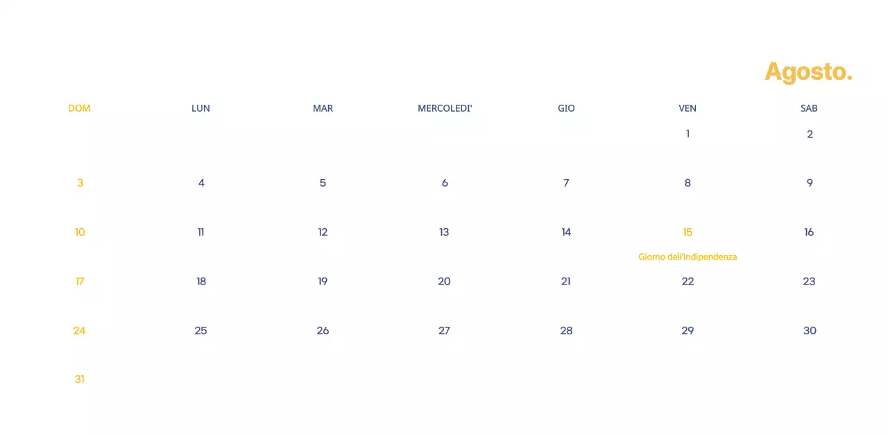 Calendario aziendale con simpatiche illustrazioni