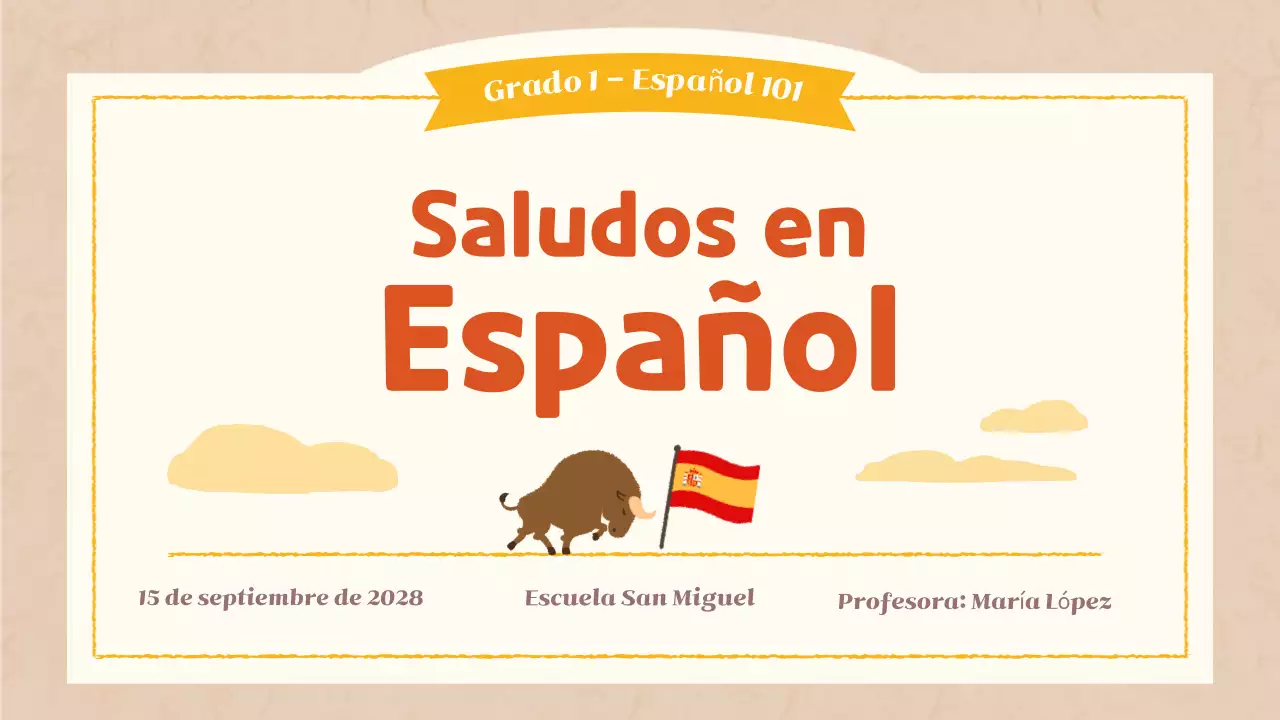 orange simple language class