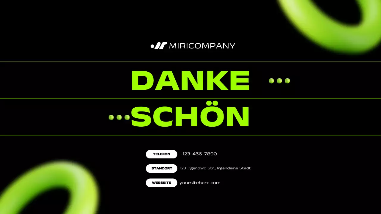 Green Bold Marketingplan