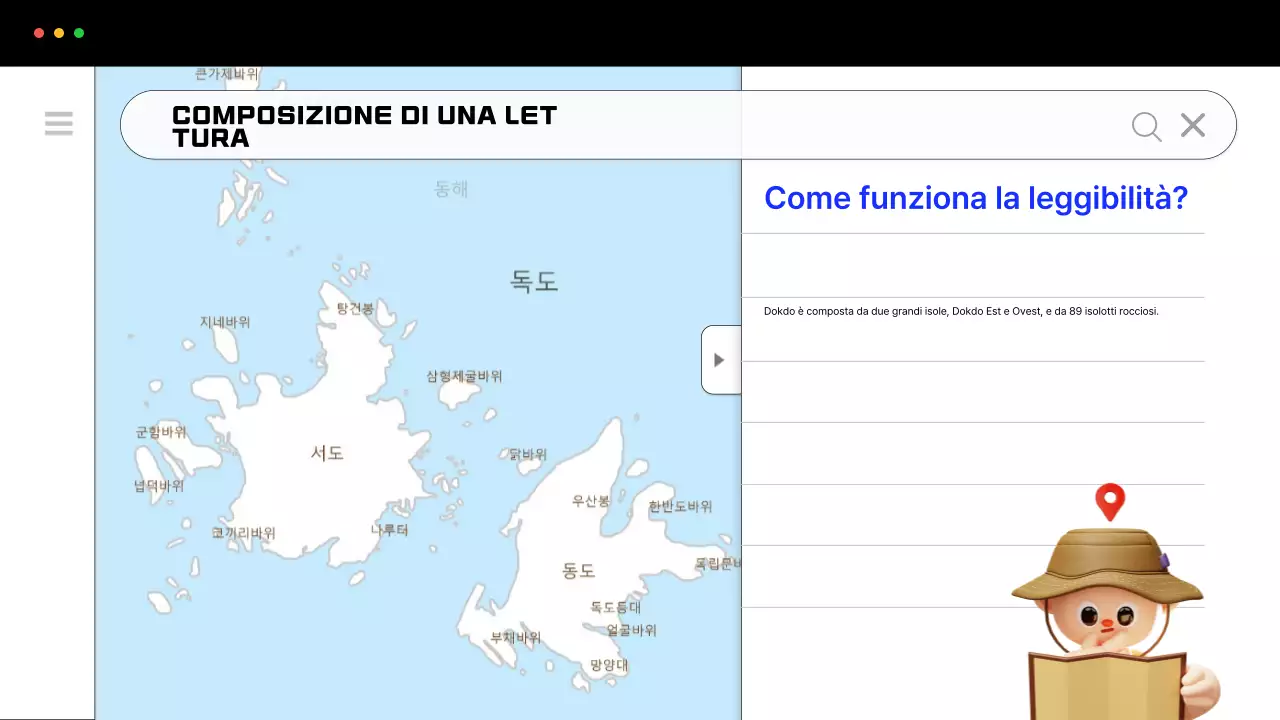 Promuovere la semplice esplorazione di Dokdo in blu