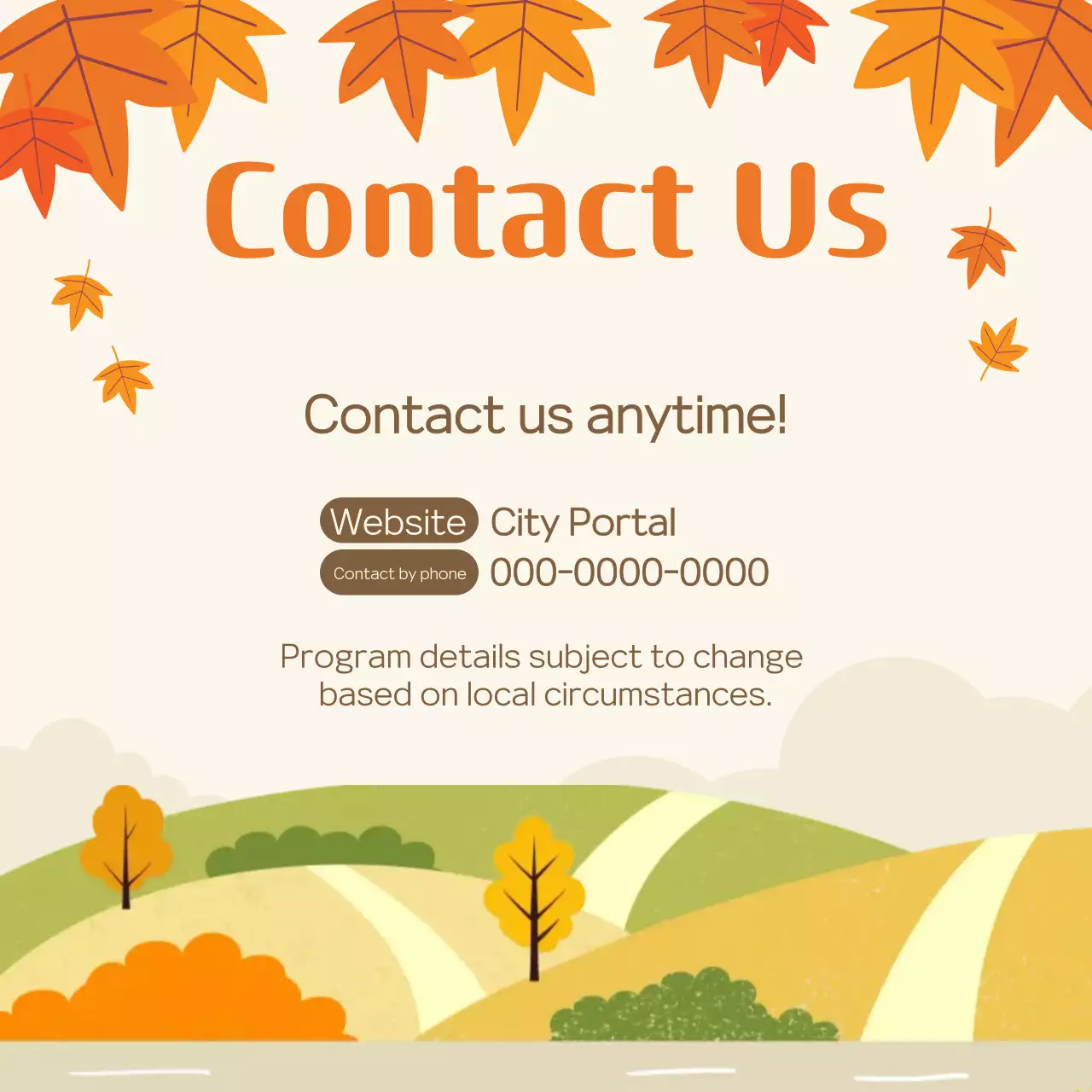 Orange Traditional Festival Guide Instagram Carousel