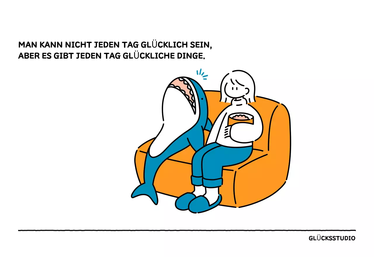 Illustrierter Kalender mit schönem Linienstil