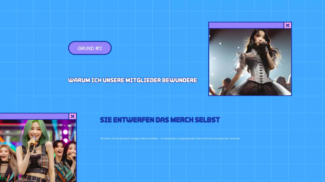 Präsentation zur Ankündigung der blauen spielerischen Mitgliedschaft