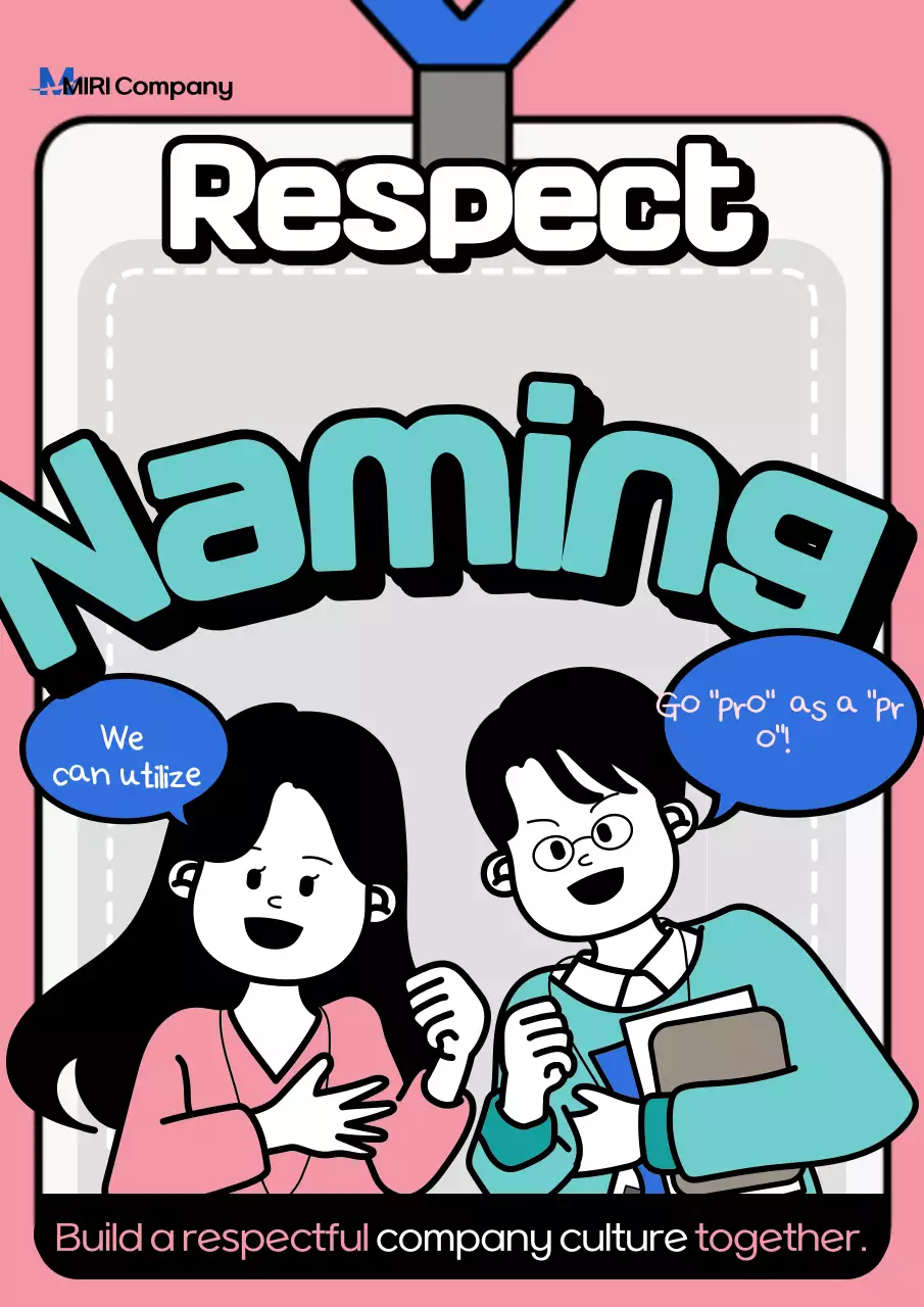 Poster hướng dẫn của Công ty truyện tranh Pink