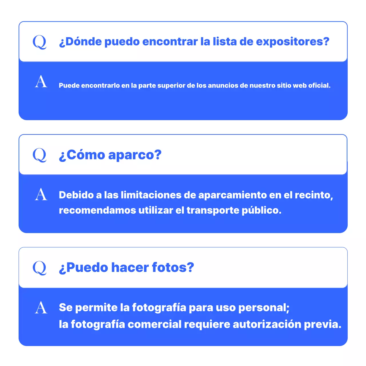 Guía de suministro de información Blue Modern