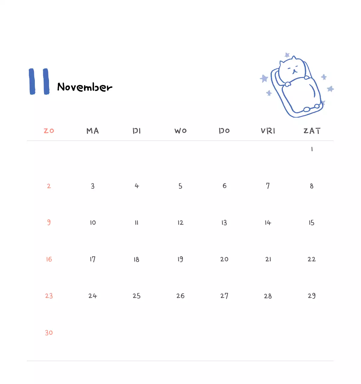 Ivoren dagkalender