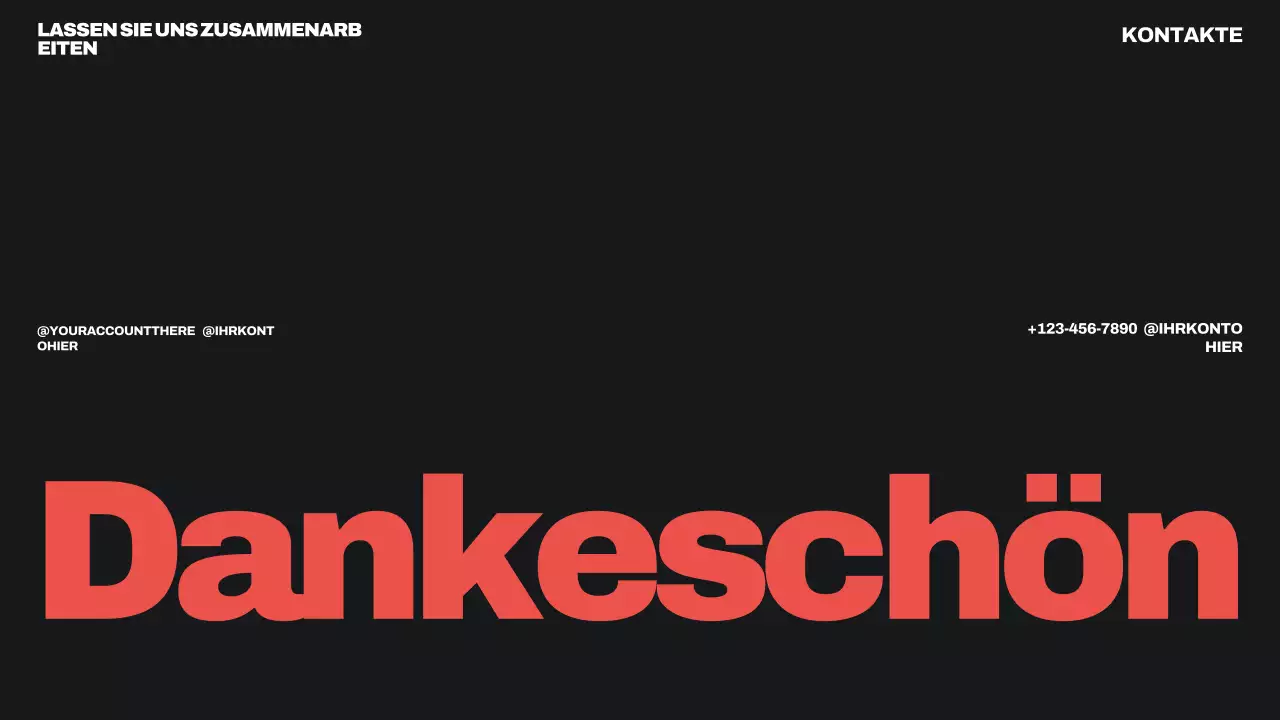 schwarz modernes Portfolio Lebenslauf