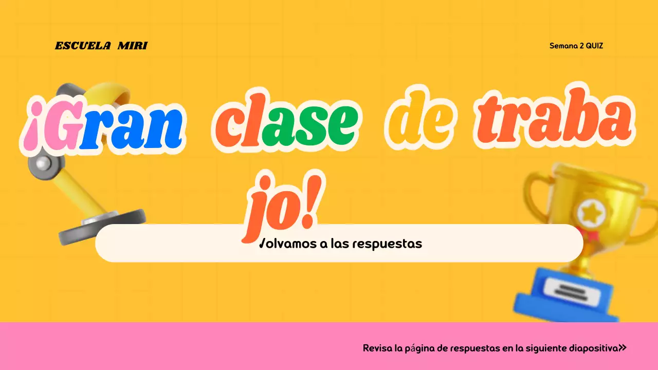 Material de clase de concurso moderno y colorido