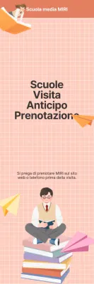 Avviso di pre-appuntamento arancione per le visite scolastiche