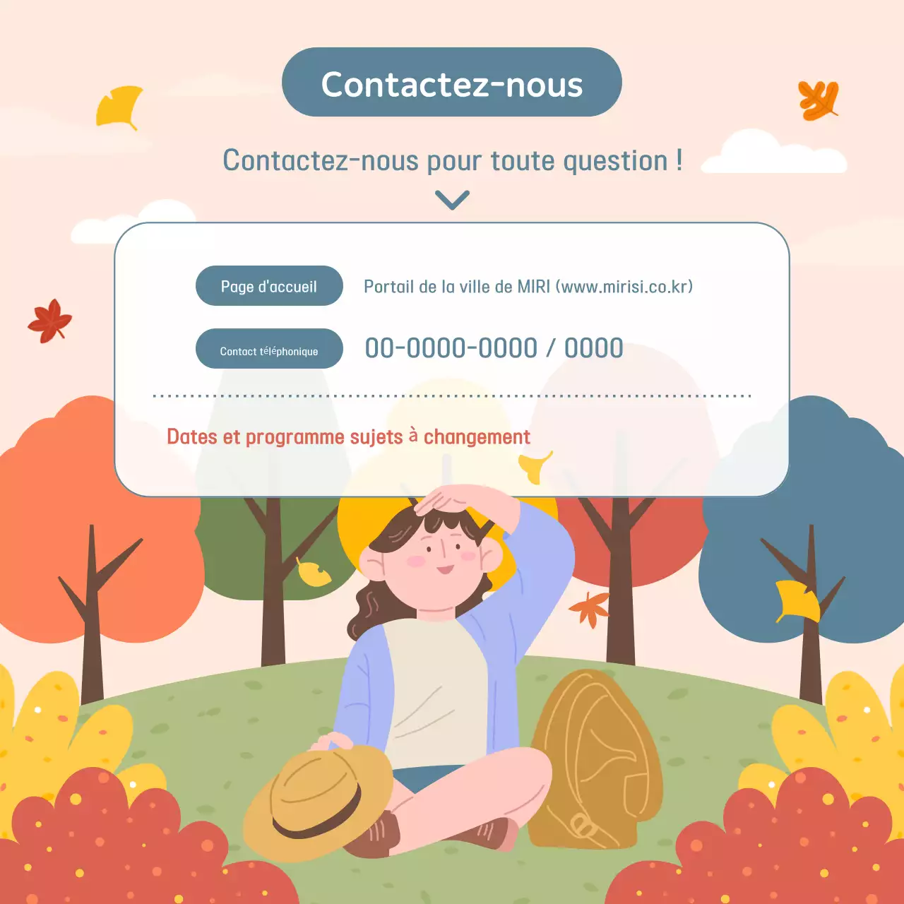 Promouvoir les festivités du rose et de l'orange